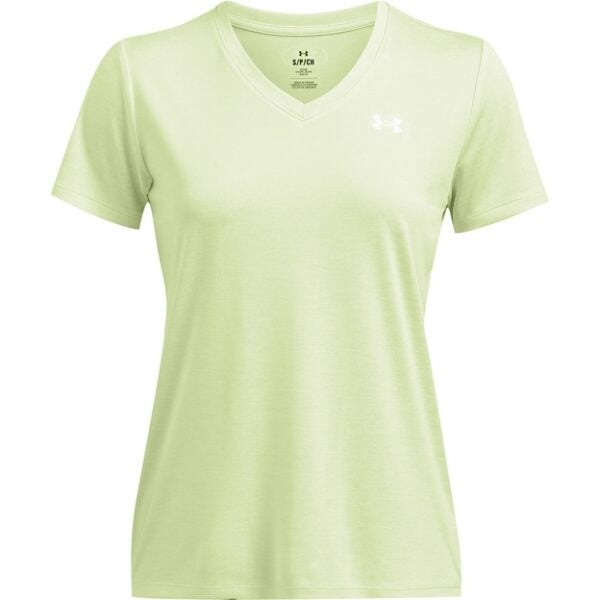 Under Armour Tech Twist V-Neck T-Shirt Retro Green Women