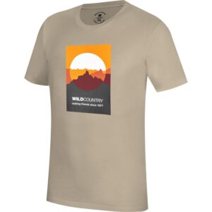 T-Shirt with Logo Wild Country Flow M T-shirt T-Shirt Brindle Men