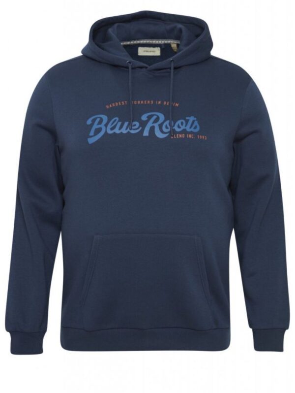 BLEND Men's blue sweatshirt, hooded, Regular fit